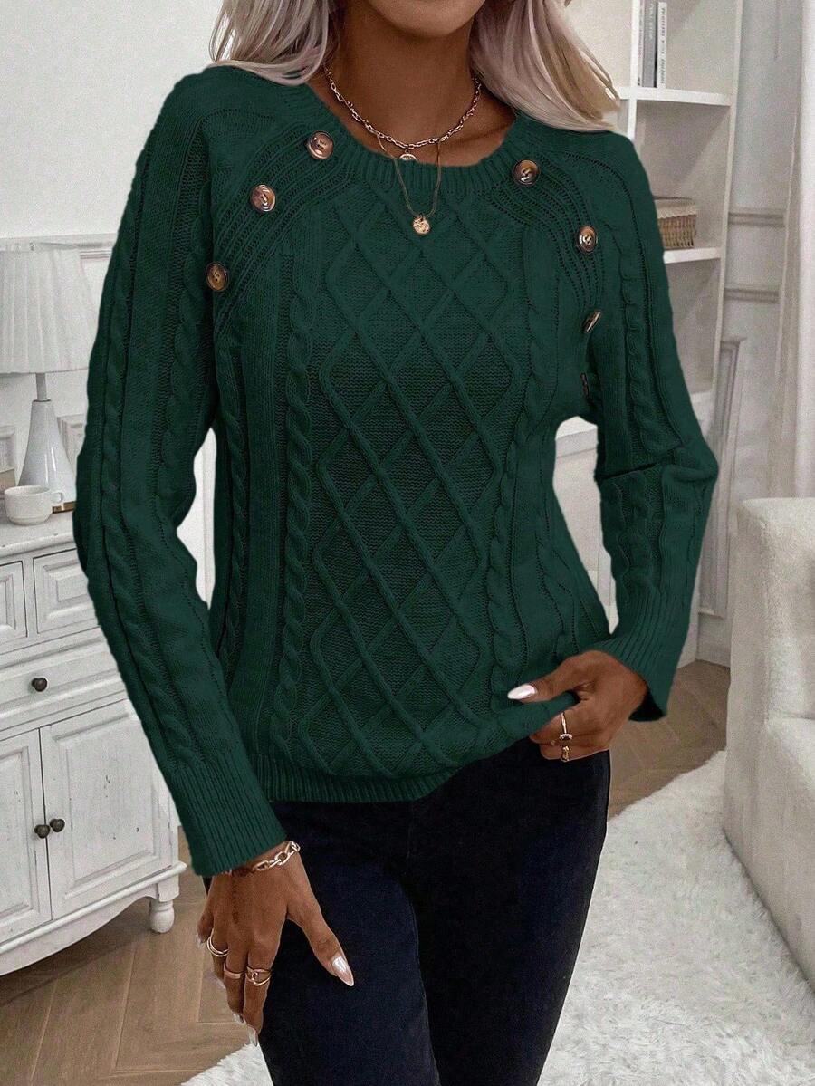 Megan | Stylish Cable Knit Jumper
