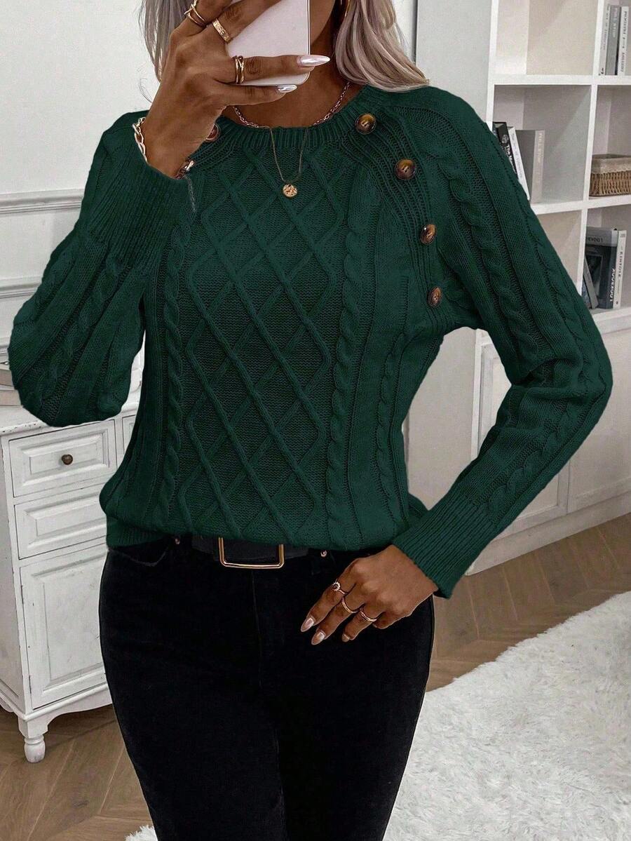 Megan | Stylish Cable Knit Jumper