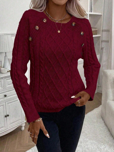 Megan | Stylish Cable Knit Jumper
