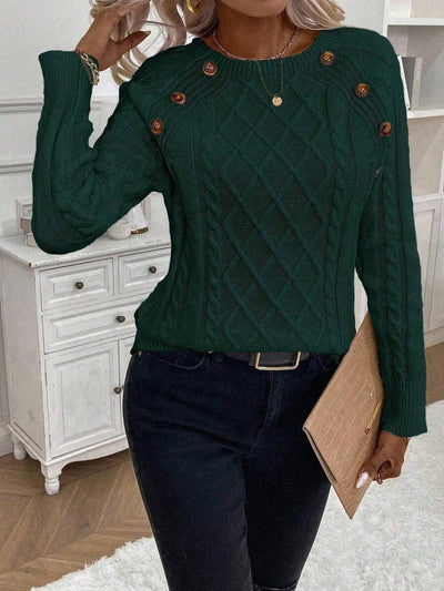 Megan | Stylish Cable Knit Jumper