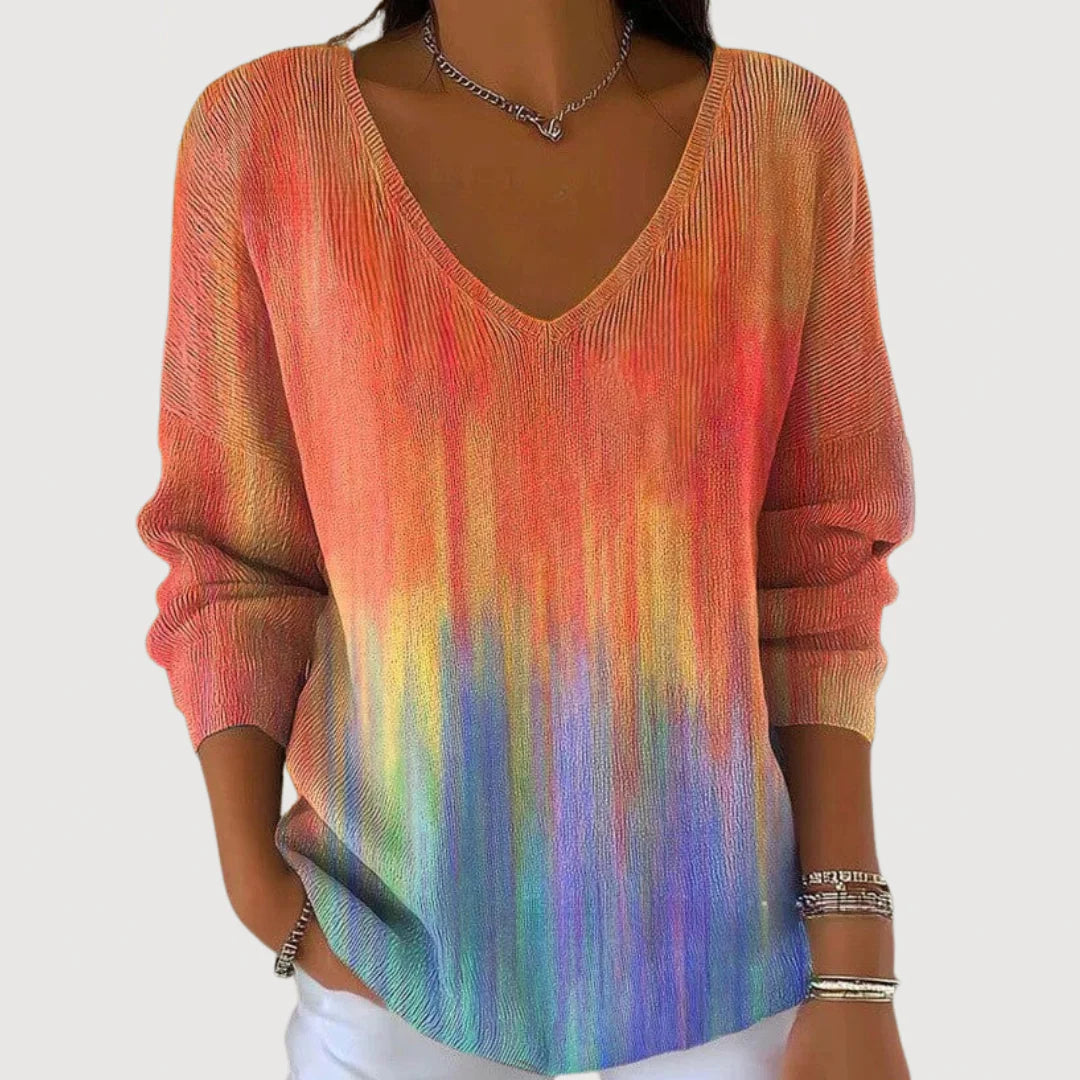 Tina | Cozy V-Neck Sweater