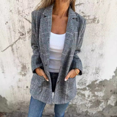 Leah | Chic Check Blazer