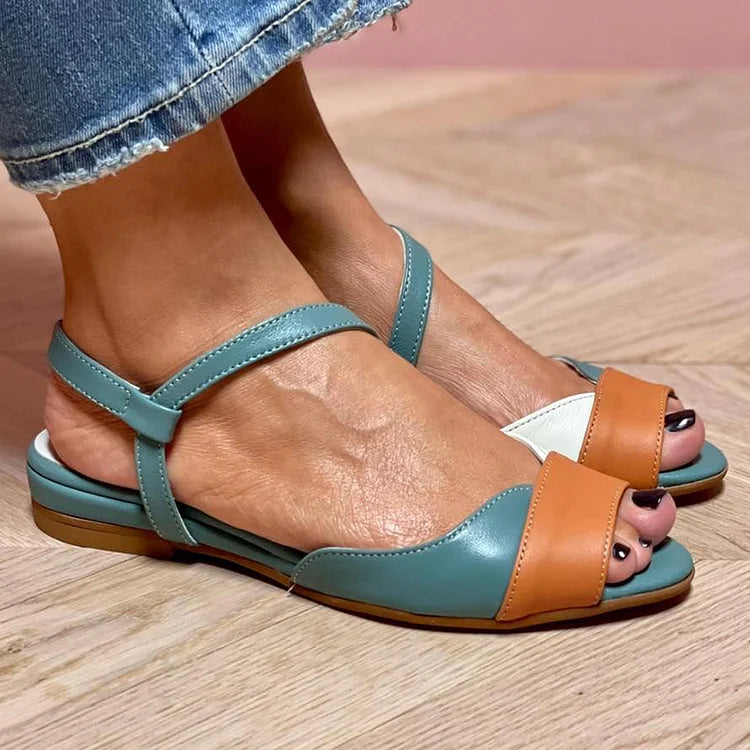 Carrie | Color Block Sandals