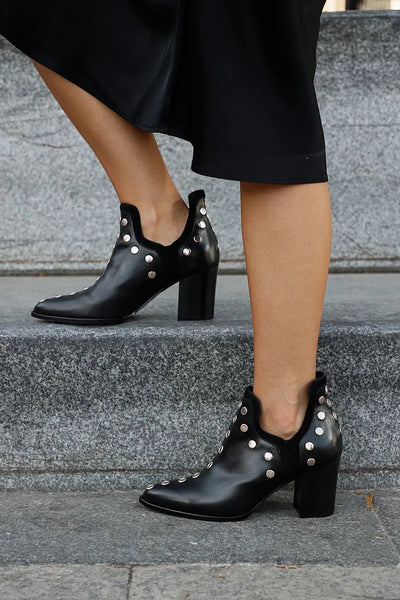 Lydia | Studded Ankle Boots