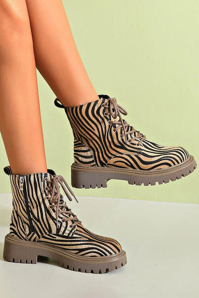 Samantha | Bold Lace-Up Boots