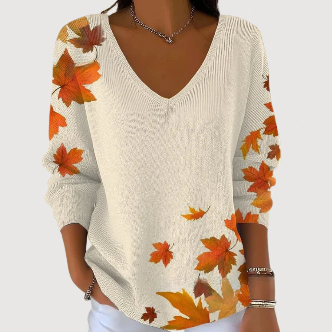 Megan - Cozy V-Neck Sweater