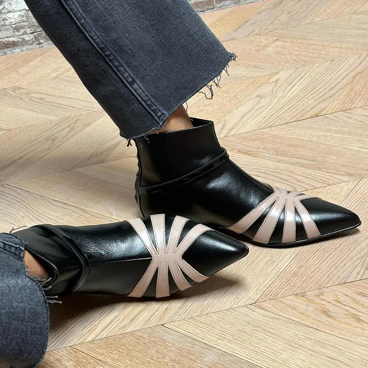 Megan | Sleek Geometric Boots