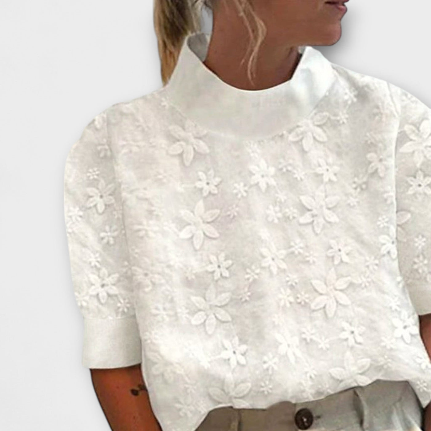 Ava | Elegant Embroidered Blouse