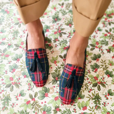 Megan | Orthopedic Tartan Loafers