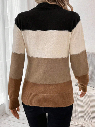 Mia | Modern Colorblock Sweater