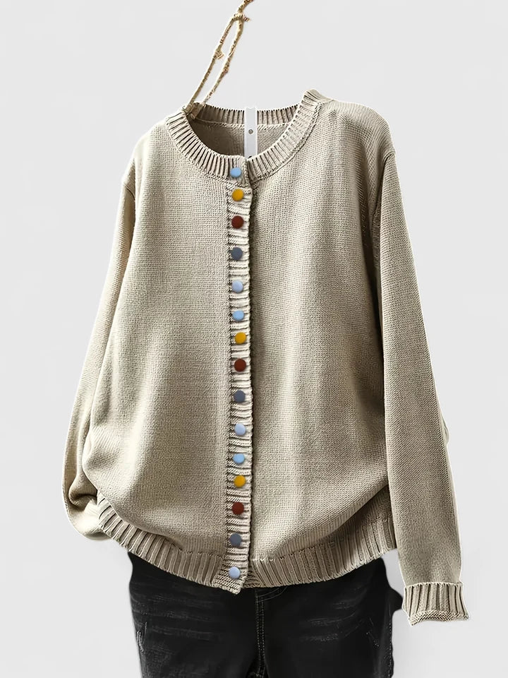 Vanessa | Cozy Button Cardigan
