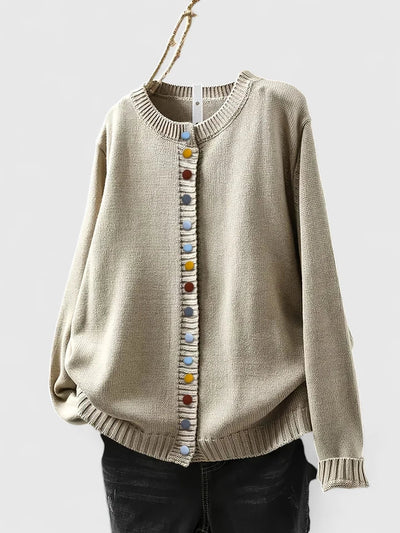 Vanessa | Cozy Button Cardigan