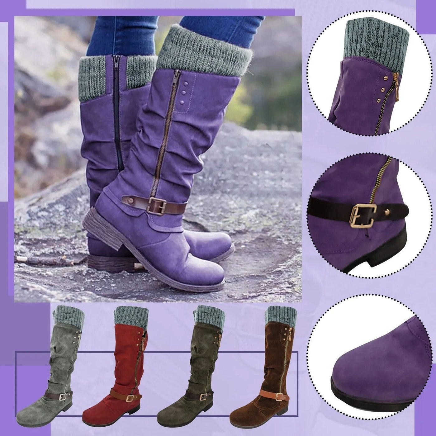 Rachel | Orthopedic Leather Boots