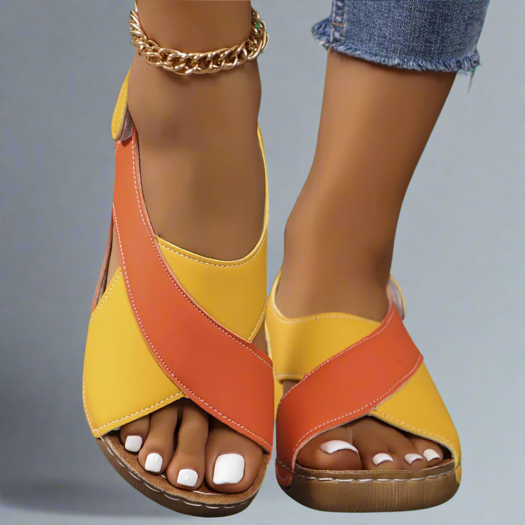 Madison | Orthopedic Colorblock Sandals