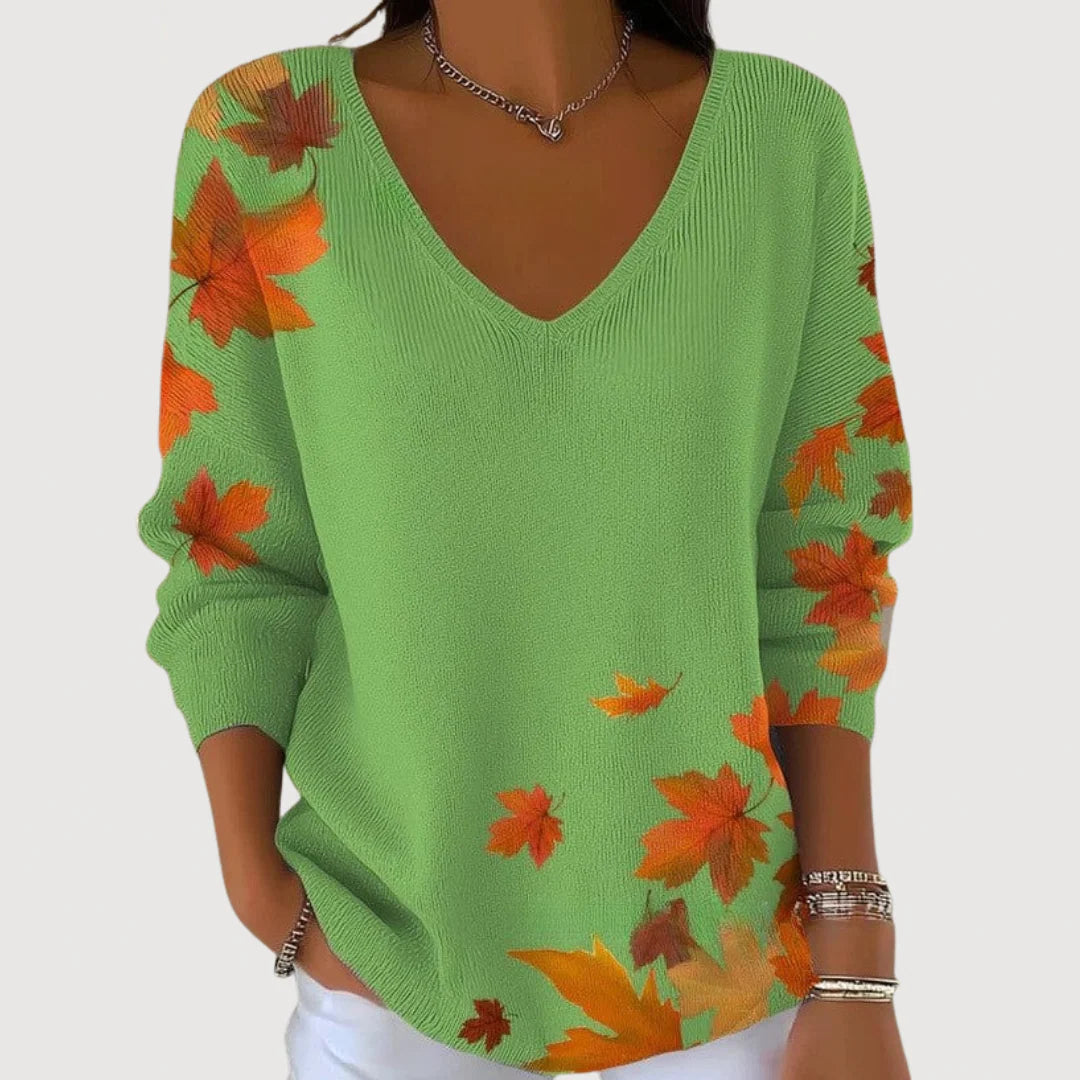 Megan | Cozy V-Neck Sweater