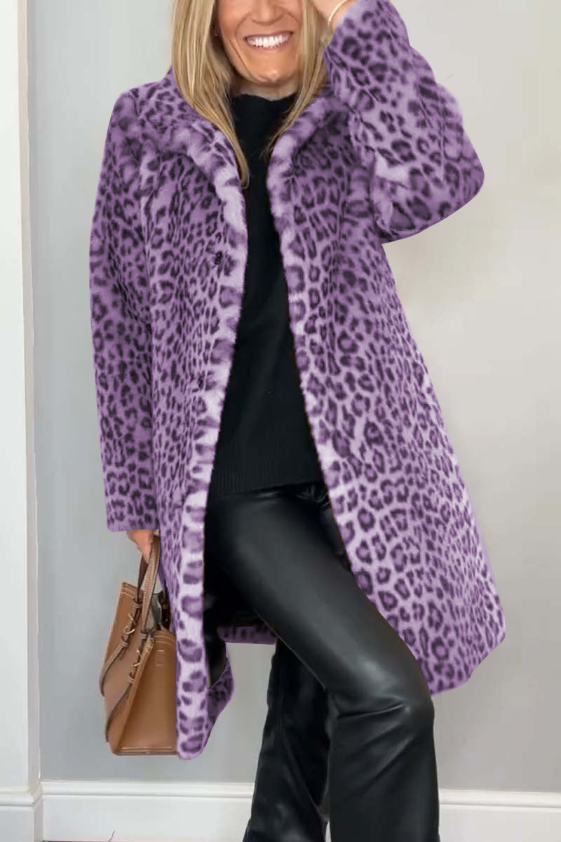 Megan | Chic Leopard Coat