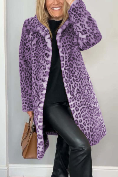 Megan | Chic Leopard Coat