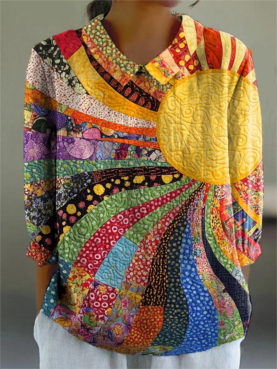 Lora | Sunburst Blouse