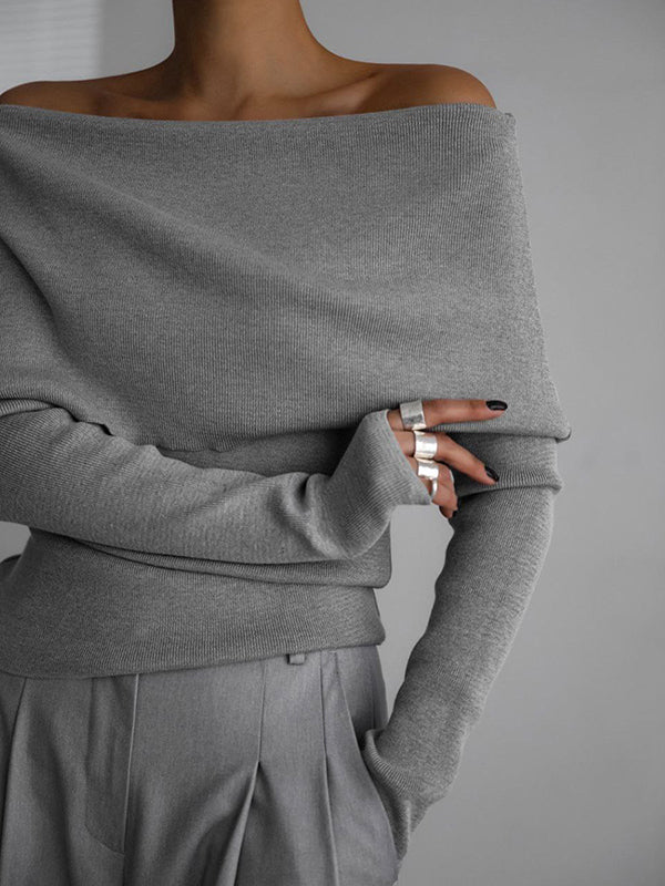 Maya | Chic Off-Shoulder Sweater