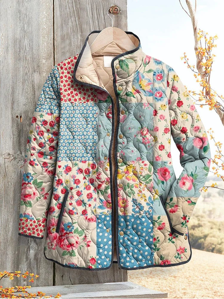 Katherine | Floral Quilted Jacket