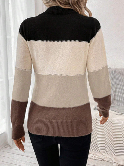 Mia | Modern Colorblock Sweater