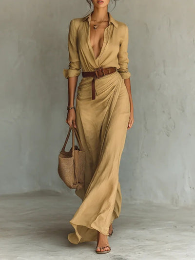 Olivia | Wrap Maxi Dress