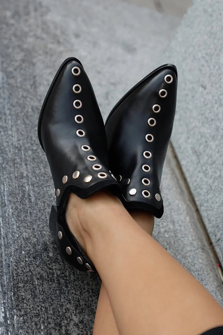 Lydia | Studded Ankle Boots