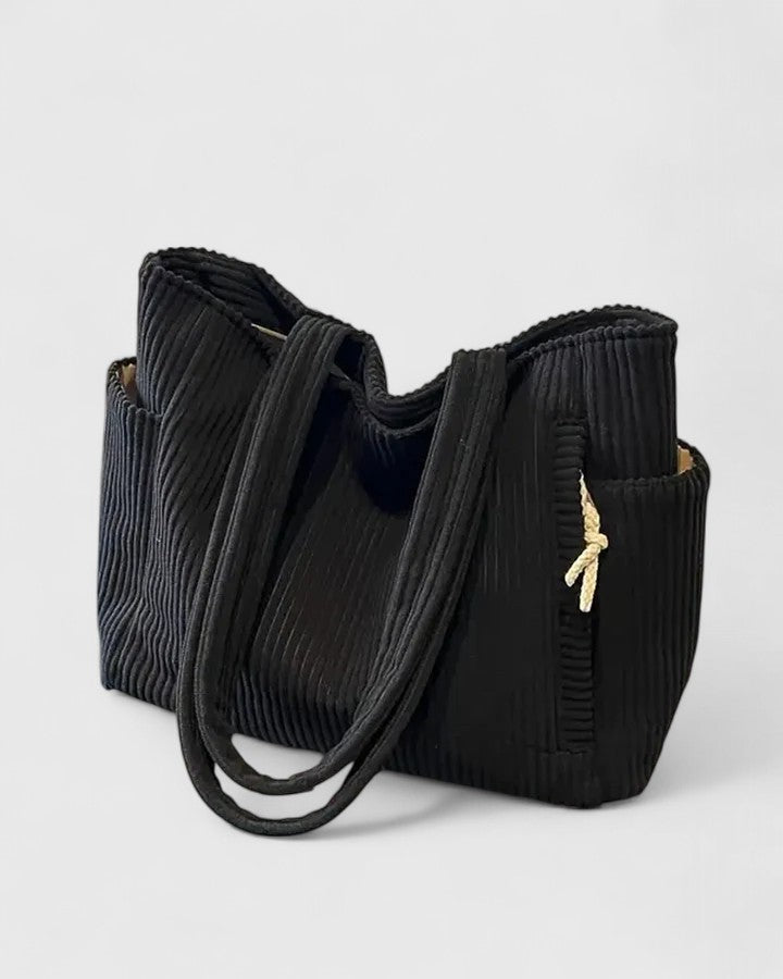 Sadie | Stylish Ribbed Tote