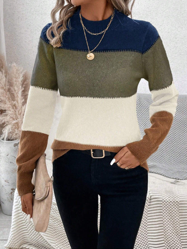 Mia | Modern Colorblock Sweater