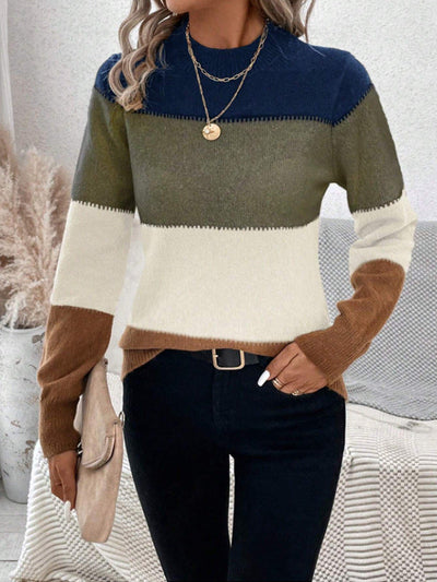 Mia | Modern Colorblock Sweater