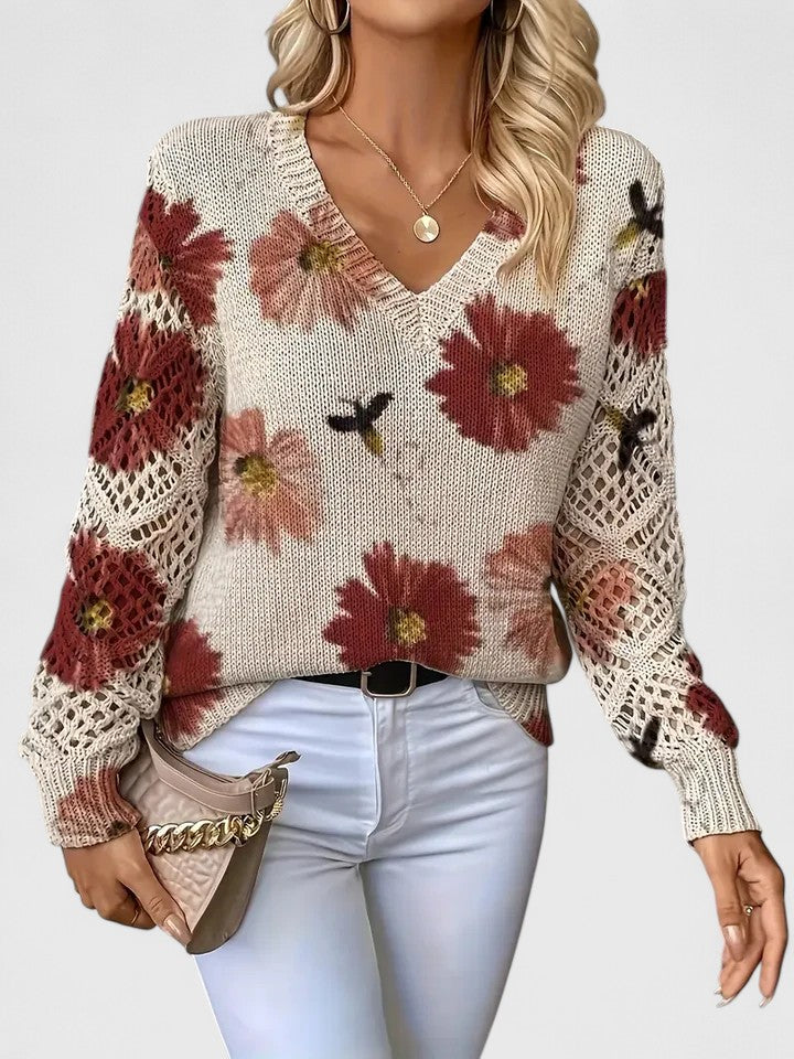 Sophia | Elegant Floral Blouse