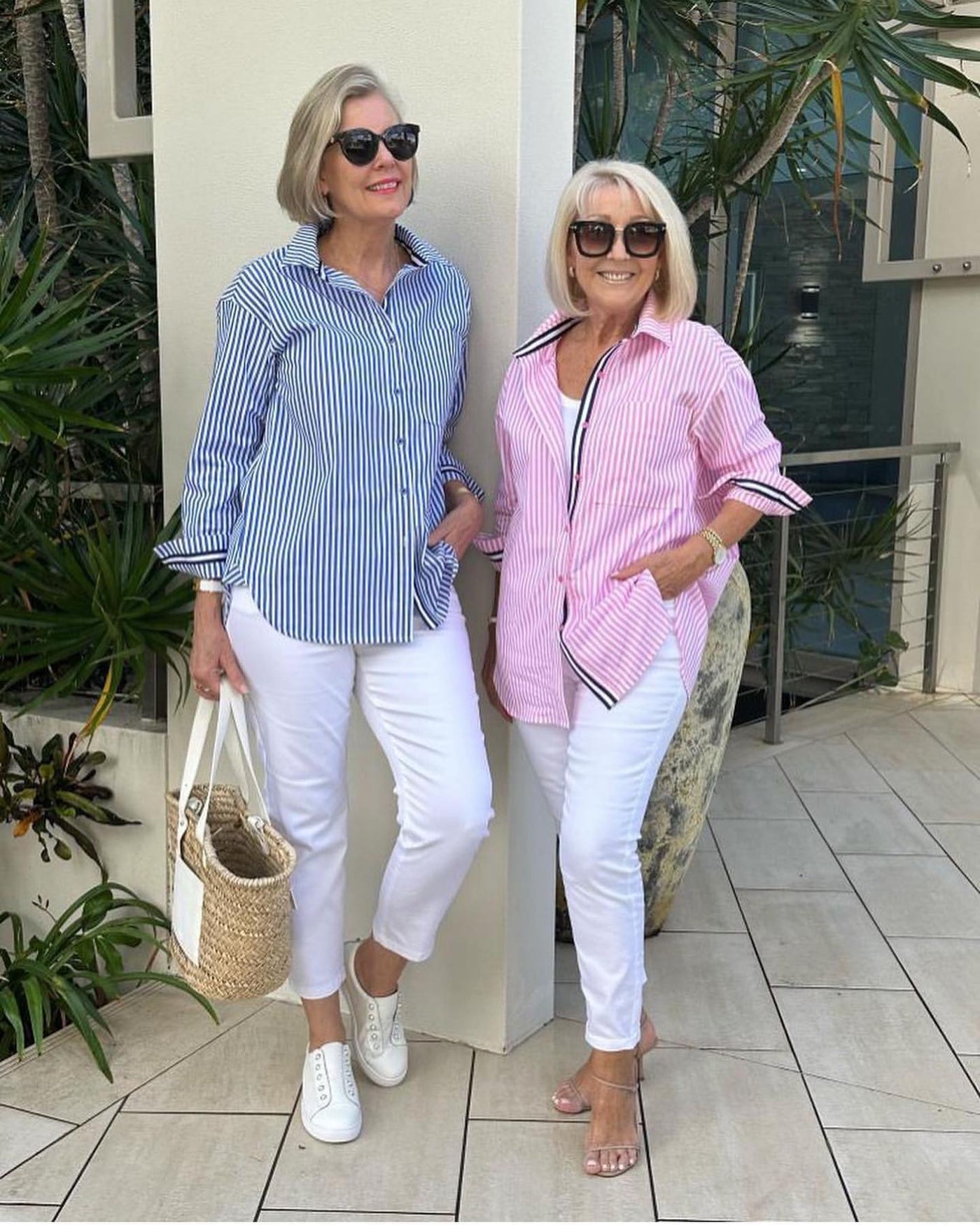 Lisette | Striped Modern Blouse