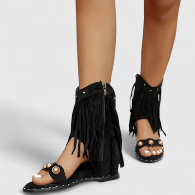 Noa | Chic Fringe Sandals