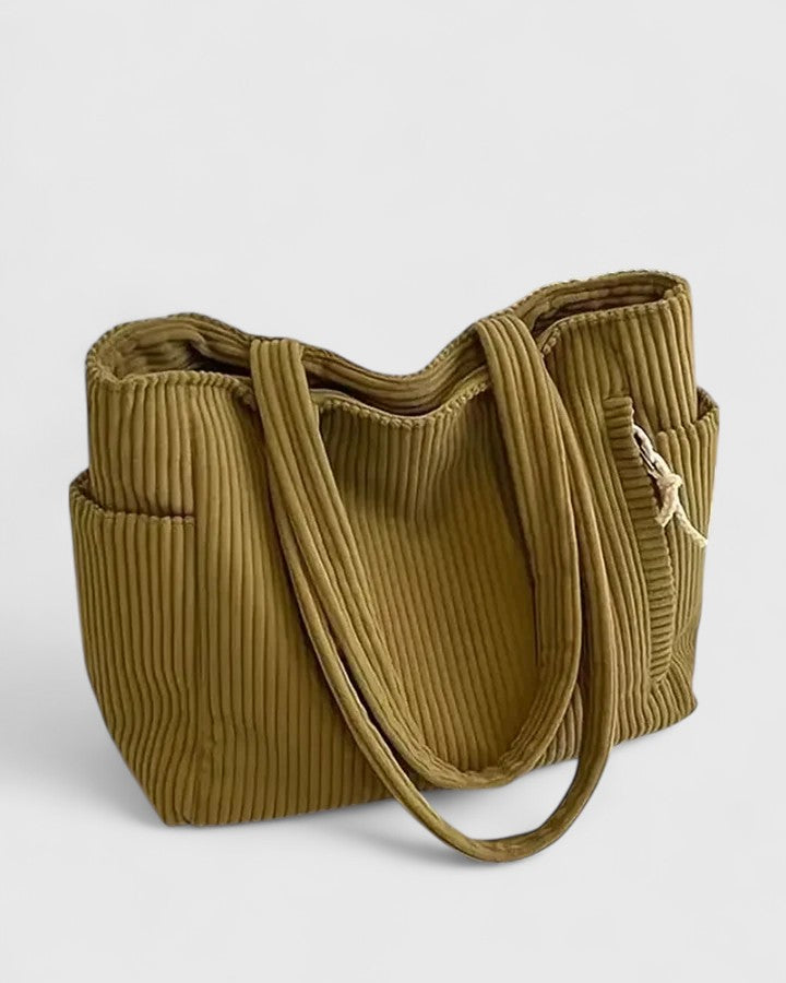 Sadie | Stylish Ribbed Tote