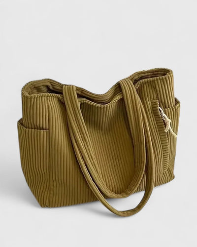 Sadie | Stylish Ribbed Tote