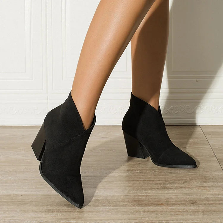 Katherine | Suede Ankle Boots