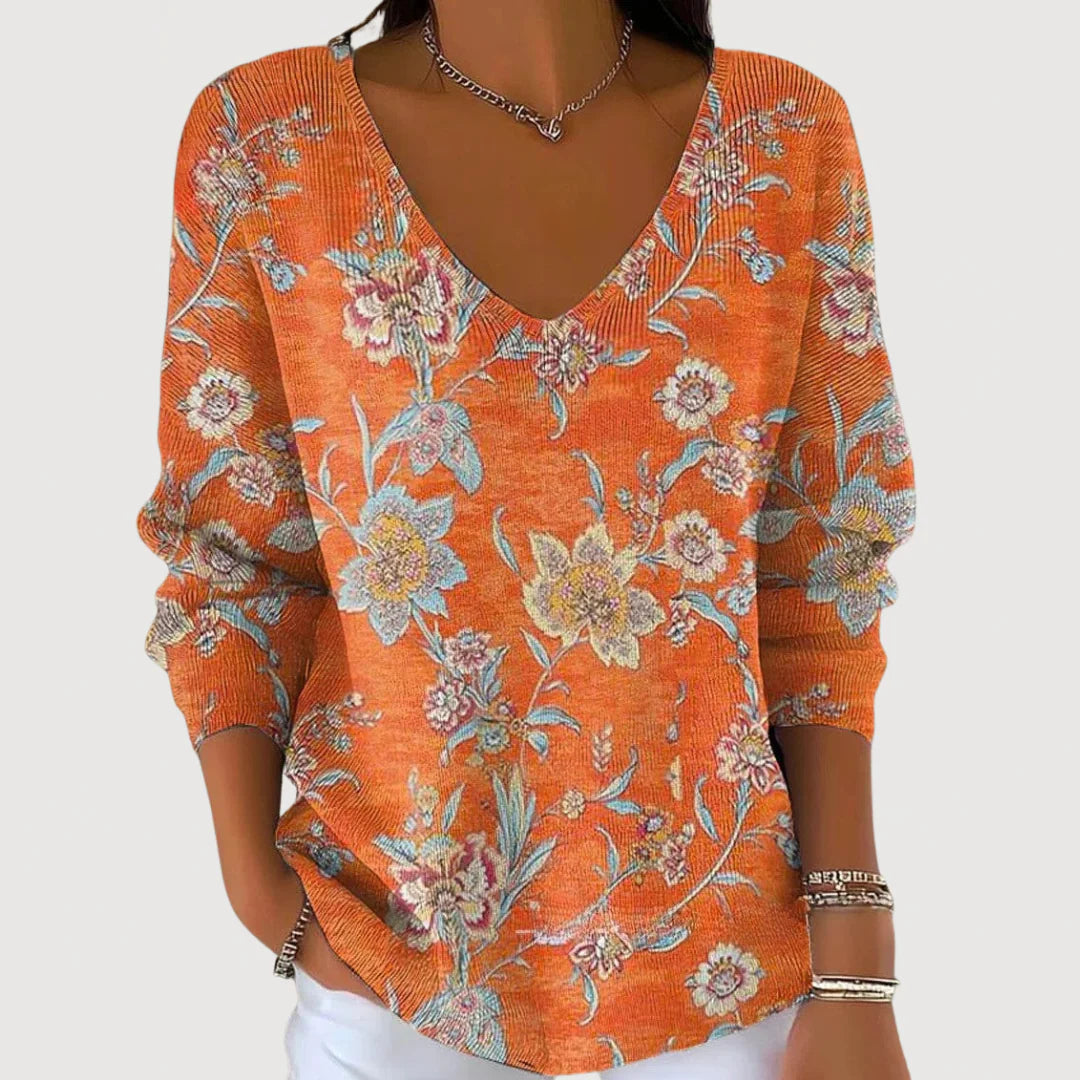 Megan - Cozy V-Neck Sweater