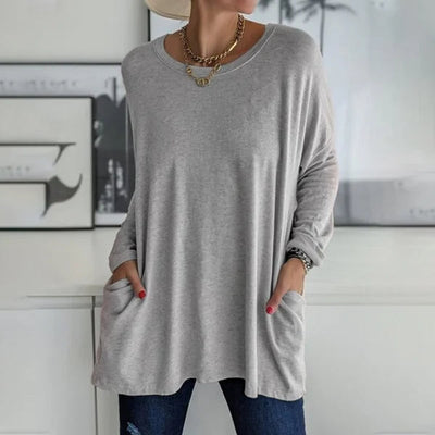 Hannah | Flowy Pocket Sweater