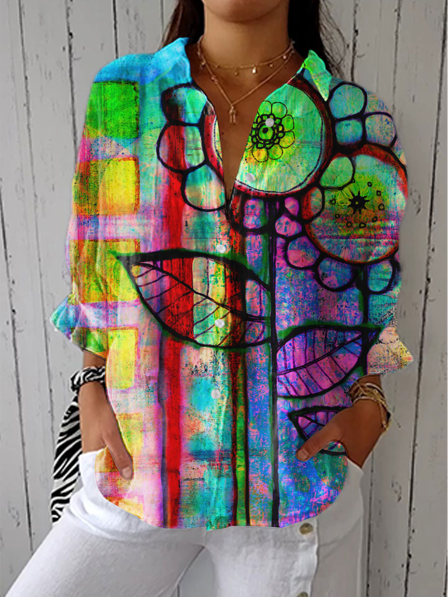 Vanessa | Relaxed Floral Shirt