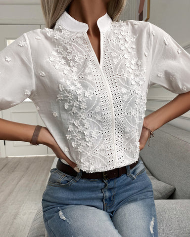 Maya | Elegant Floral Blouse