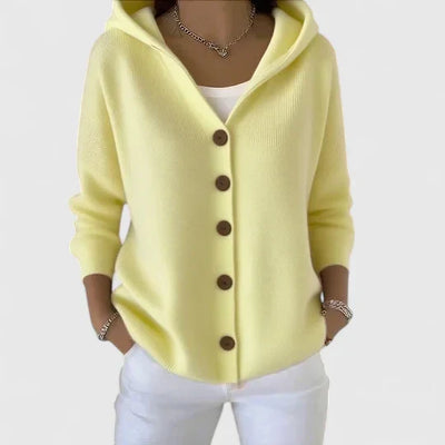 Olivia | Hooded Knit Cardigan