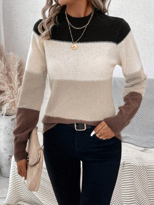 Mia | Modern Colorblock Sweater