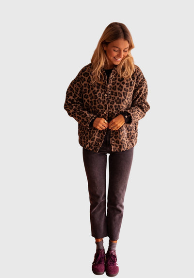 Hannah | Chic Leopard Jacket