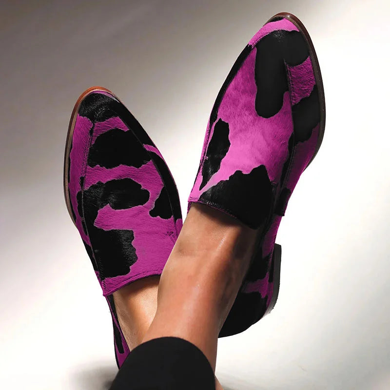 Grace | Orthopedic Animal-Print Loafers