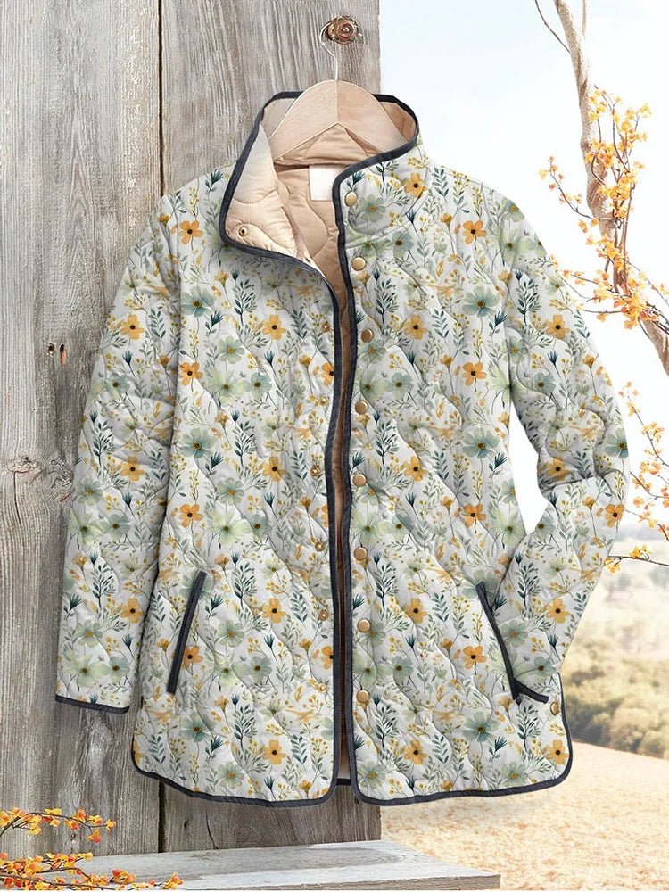 Samantha | Floral Quilted Jacket