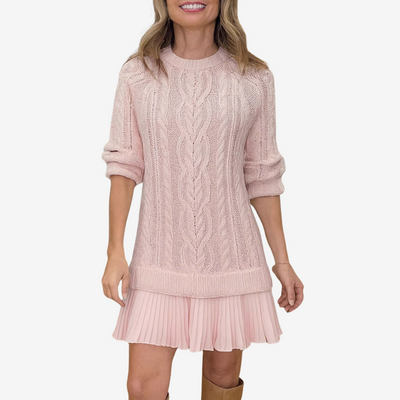 Madeline | Knit Sweater Dress