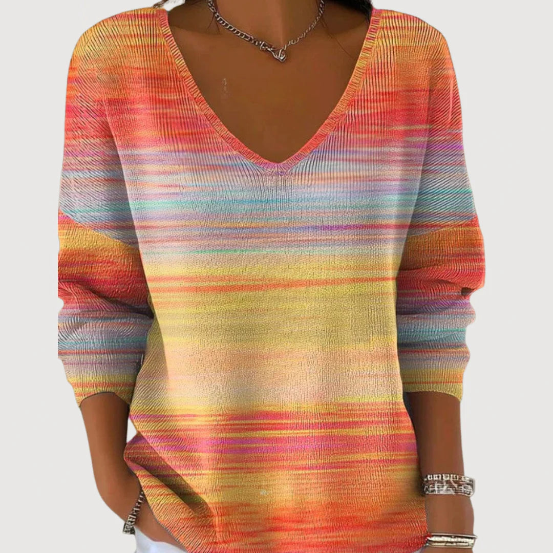 Chloe | Cozy V-Neck Sweater