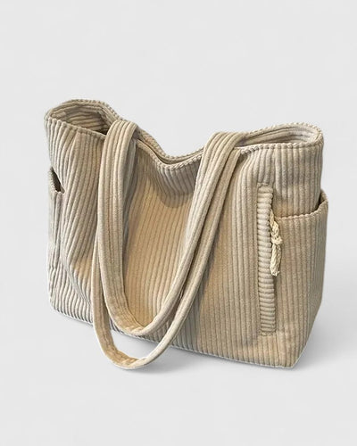 Sadie | Stylish Ribbed Tote