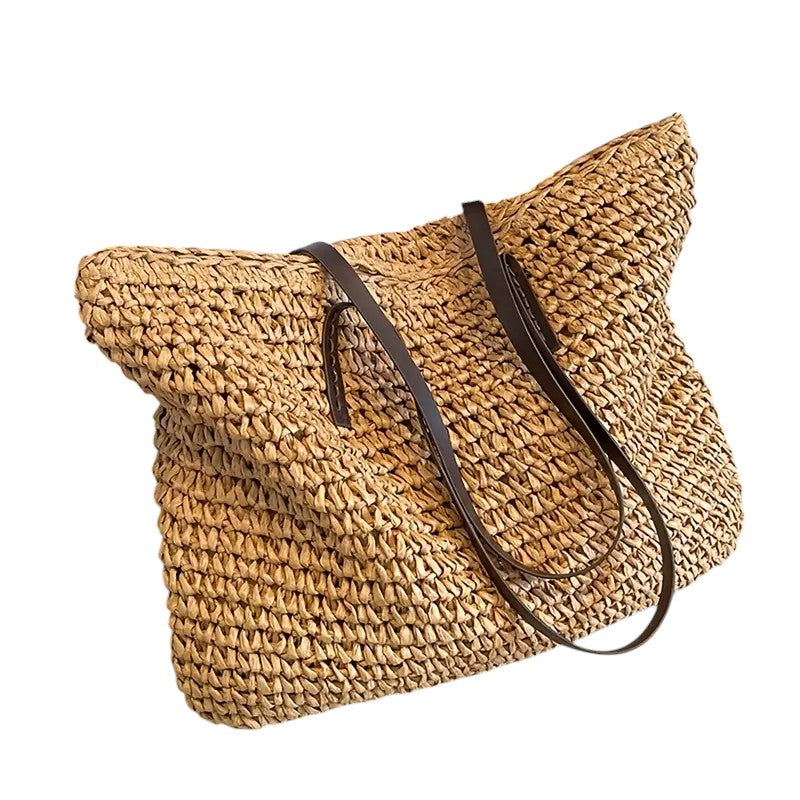 Megan | Spacious Woven Tote