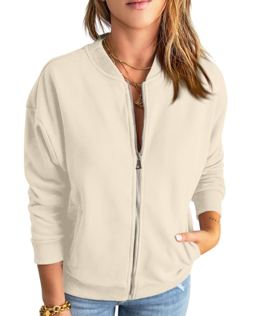 Luciana | Suede Bomber Jacket